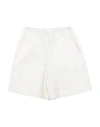 Douuod Toddler Girl Shorts & Bermuda Shorts White Size 6 Cotton, Elastane In White