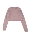 Douuod Babies'  Toddler Girl Sweater Pink Size 3 Wool, Polyamide, Alpaca Wool