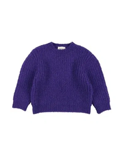 Douuod Babies'  Toddler Girl Sweater Purple Size 4 Acrylic, Wool, Polyamide, Alpaca Wool, Elastane