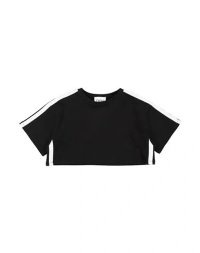 Douuod Babies'  Toddler Girl Sweatshirt Black Size 6 Cotton, Elastane