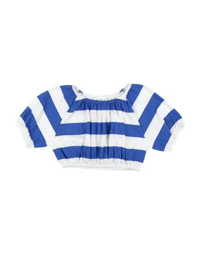 Douuod Babies'  Toddler Girl T-shirt Blue Size 3 Cotton