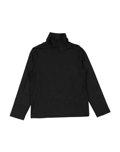 Douuod Babies'  Toddler Girl T-shirt Charcoal Size 4 Viscose, Elastane In Black
