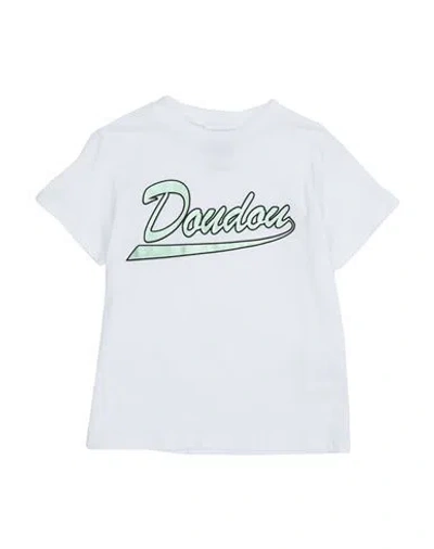 Douuod Babies'  Toddler Girl T-shirt White Size 4 Cotton