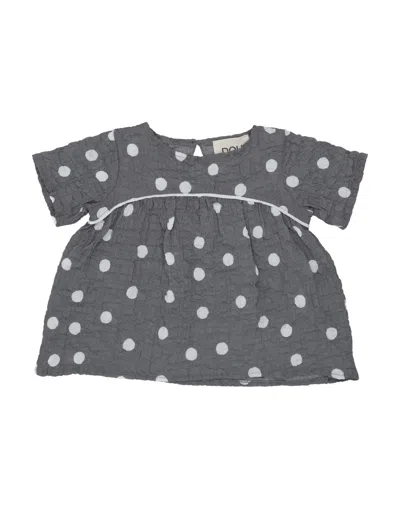 Douuod Babies'  Toddler Girl Top Lead Size 6 Cotton, Elastane In Grey