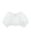 Douuod Babies'  Toddler Girl Top White Size 6 Cotton