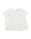 Douuod Toddler Girl Top White Size 6 Cotton, Polyester, Metallic Polyester In White