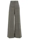 Douuod Trousers Black In Burgundy