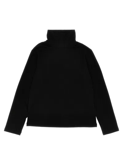 Douuod Kids' Viscose Turtleneck Sweater In Black