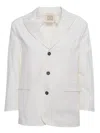 Douuod White Blazer In White