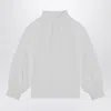 Douuod White Cotton Blouse