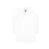 Douuod Floral-appliqué Shirt In Ivory