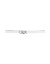 Douuod Woman Belt White Size Onesize Polyester, Rubber In White