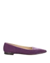 Douuod Woman Loafers Mauve Size 8 Textile Fibers In Purple
