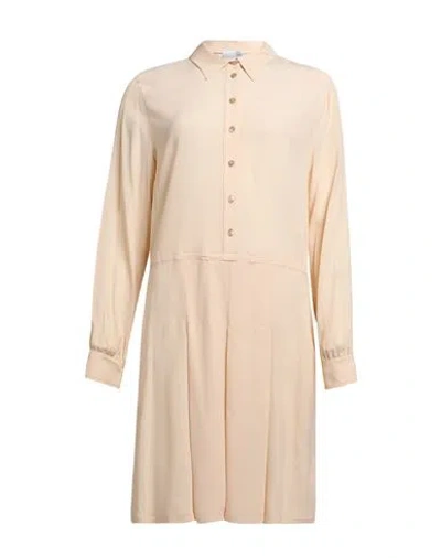 Douuod Woman Midi Dress Ivory Size 2 Acrylic, Silk In Animal Print