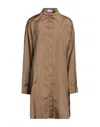 Douuod Short Dresses In Brown