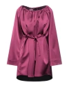 Douuod Woman Short Dress Magenta Size 4 Textile Fibers In Magenta