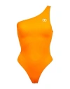 Douuod Woman One-piece Swimsuit Orange Size 4 Recycled Polyamide, Elastane In Orange