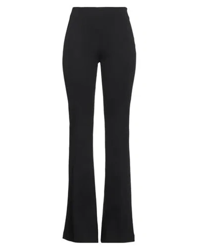 Douuod Woman Pants Black Size 8 Viscose, Polyamide, Elastane In Black