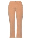 Douuod Woman Pants Camel Size 29 Cotton, Elastane In Beige