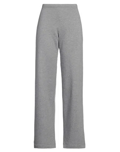 Douuod Woman Pants Grey Size M Cotton, Polyester