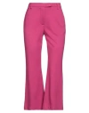 Douuod Woman Pants Magenta Size 4 Viscose, Polyamide, Elastane In Pink