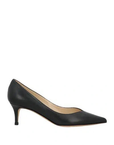 Douuod Woman Pumps Black Size 6 Leather