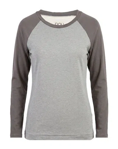 Douuod Woman Sweatshirt Light Grey Size 6 Cotton