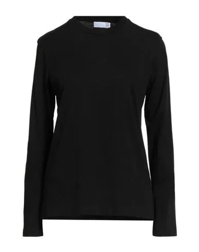 Douuod Woman T-shirt Black Size L Cotton