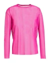 Douuod Woman T-shirt Magenta Size 3 Polyamide, Elastane In Pink