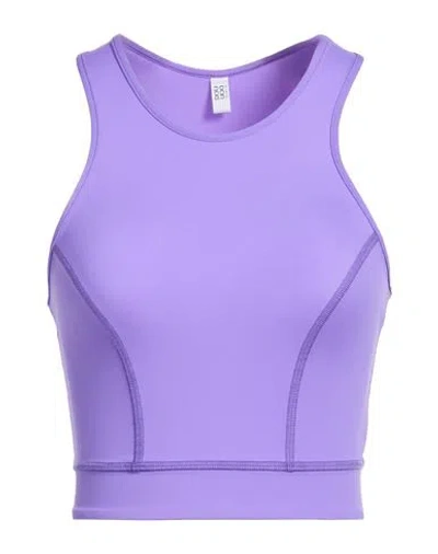 Douuod Woman Top Purple Size Xs Recycled Polyamide, Elastane