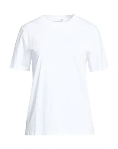 Douuod Woman T-shirt White Size L Cotton In Multi