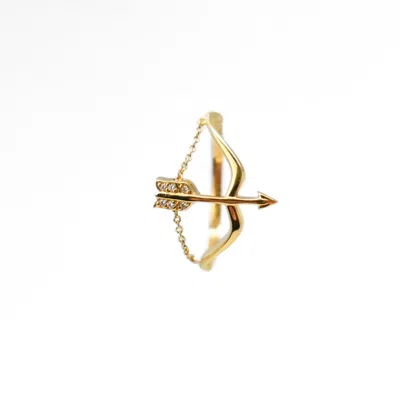 Dov Jewelry Women's Gold Archer Ring