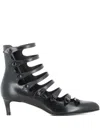 Dove Nuotano Gli Squali 45mm Leather Boots In Black