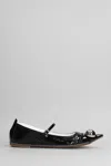 Dove Nuotano Gli Squali Patent Leather Ballet Flats