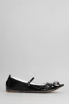 Dove Nuotano Gli Squali Patent Leather Ballet Flats