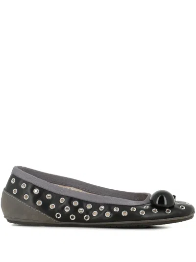 Dove Nuotano Gli Squali Eyelet-embellished Ballerina Shoes