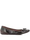 Dove Nuotano Gli Squali Where Sharks Swim Becky Ballet Flats In Brown