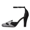 Dove Nuotano Gli Squali With Heel Grey In Grigio Metallici E Grigi