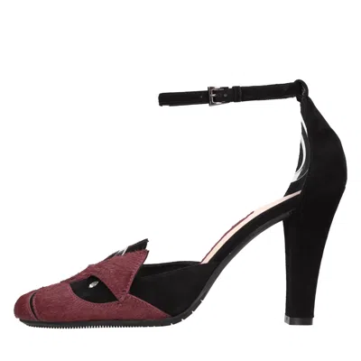 Dove Nuotano Gli Squali With Heel Red In Rosso Vivaci
