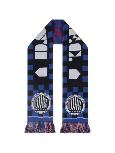 Dover Street Market D.s.m.f.c. Football Scarf In Blue