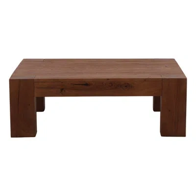 Dovetail Furniture Devon Coffee Table Brown