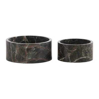 Dovetail Furniture Farran Marble Decorative Bowl In Green