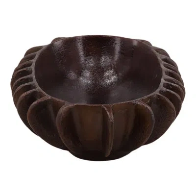 Dovetail Furniture Isaura Bowl Bronze In Antique Bronze
