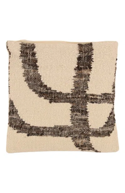 Dovetail Furniture Matteo Handwoven Wool Throw Pillow