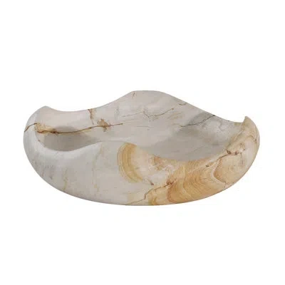 Dovetail Furniture Soto Palimanan Stone Bowl, Natural