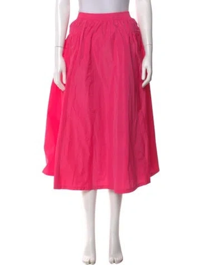 Pre-owned Dovima Paris Midi Length Skirt In Pink