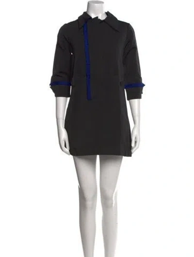 Pre-owned Dovima Paris Mini Dress In Black