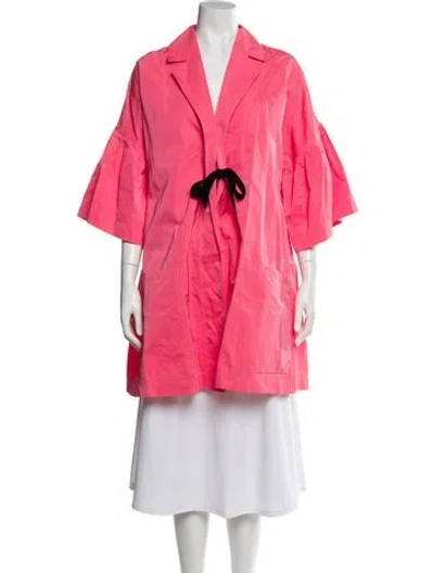 Pre-owned Dovima Paris Three-quarter Sleeve Top In Pink