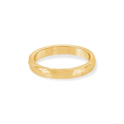 Dower & Hall 14k Hammered Twinkle Ring In Gold
