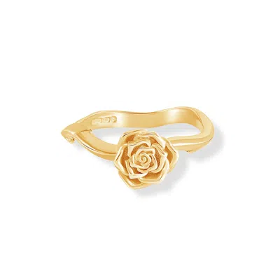 Dower & Hall 14k Rose & Thorn Twinkle Ring In Gold